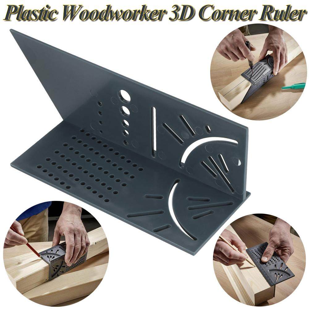 Wood 3D Corner Ruler Woodcraft Subscriber T-Type Multifunctional 90 Degree Angle 