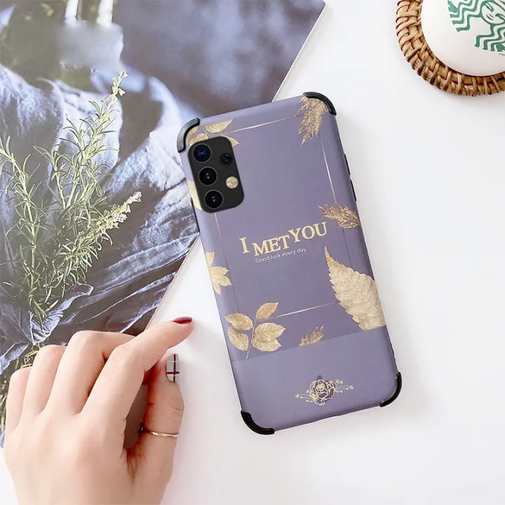 Casing Untuk Samsung Galaxy A52 5g Sarung Hp Baru Ins Bunga Romantis Warna Ungu Samsung Galaxy A52 5g Silikon Matte Tahan Guncangan Lazada Indonesia