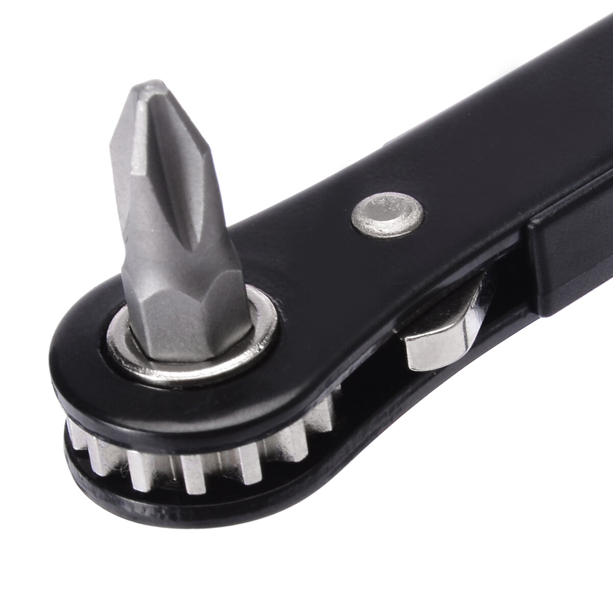 BOKALI 1SET  10 in 1 Mini Right Angle Offset Hand Ratchet Screwdriver Ratchet Driver Tool Set