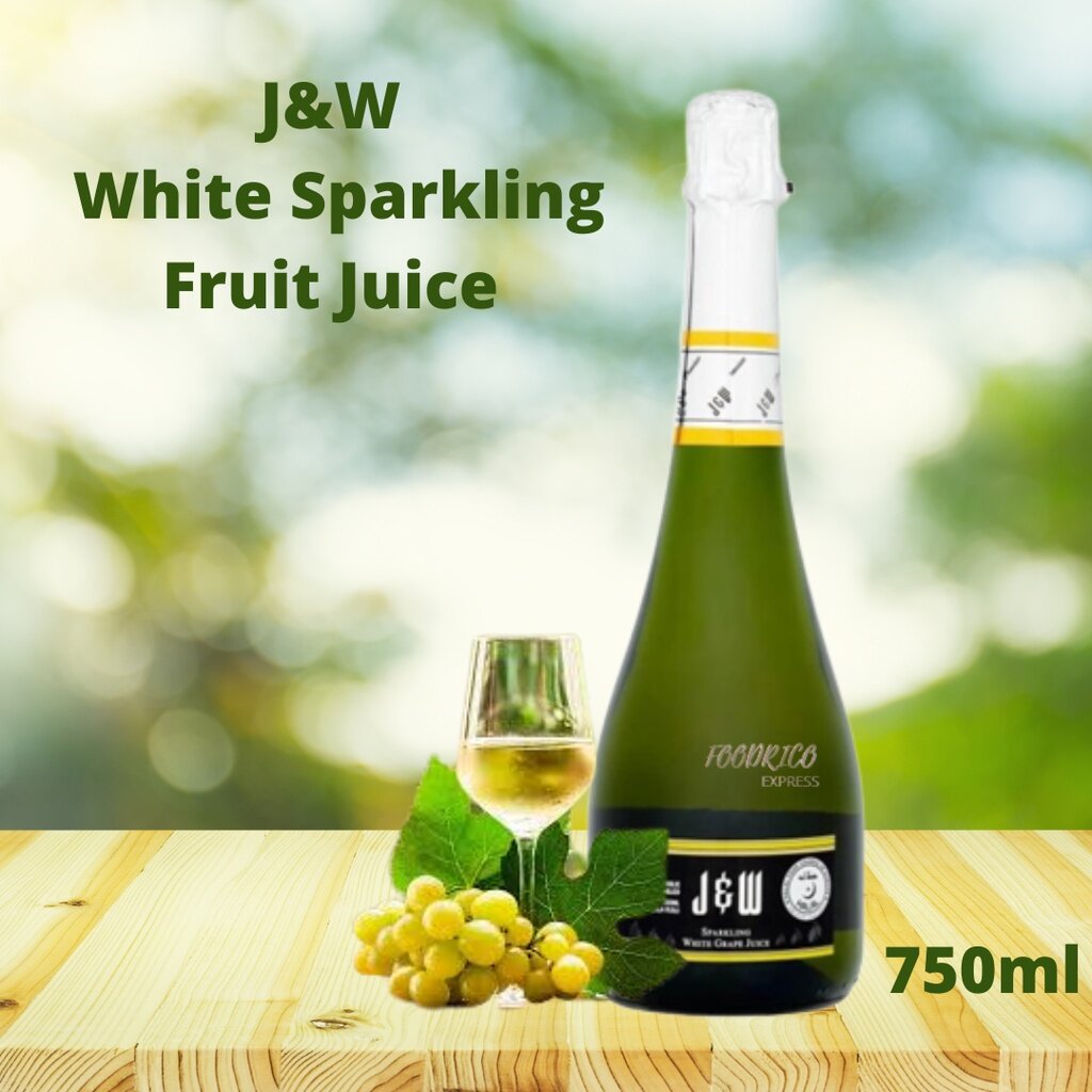 J&W White Sparkling Fruit Juice 750ml J&W Sparkling Juice HALAL Lazada