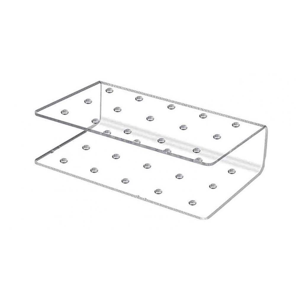 HRTHR Acrylic Rectangle Double Layer Display Candy Dessert Stick Rack