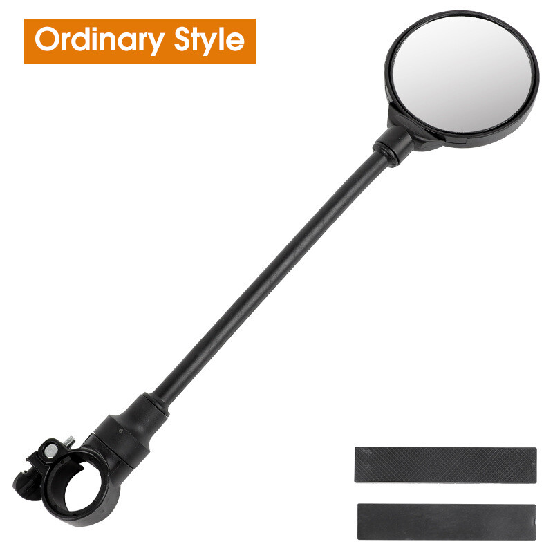 WEST BIKING 1PC Universal Bike Rearview Mirror Road Mountain Bicycle Adjustable Wide Angle Handlebar Mirrors Cycling Safety Rear View Mirror
