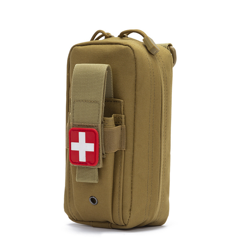 Ready Stock Portable First Aid Kit Nylon Tactical Medical Kit Storage Attachment Fanny Pack Tactical Hanging Bag Outdoor Multifunctional Tactical Pack