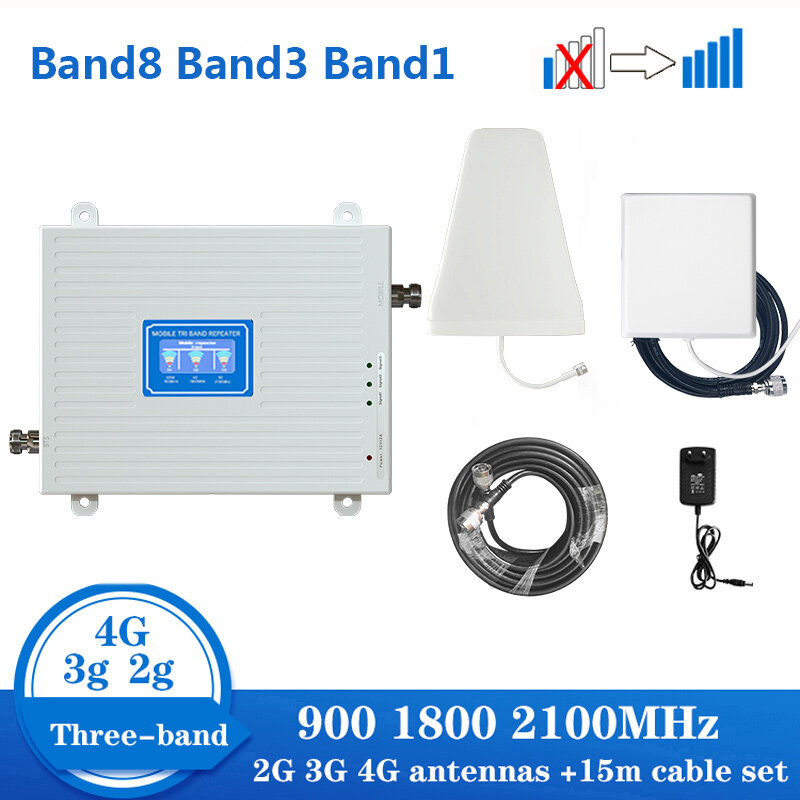 tri band 2g 3g 4g mobile signal booster