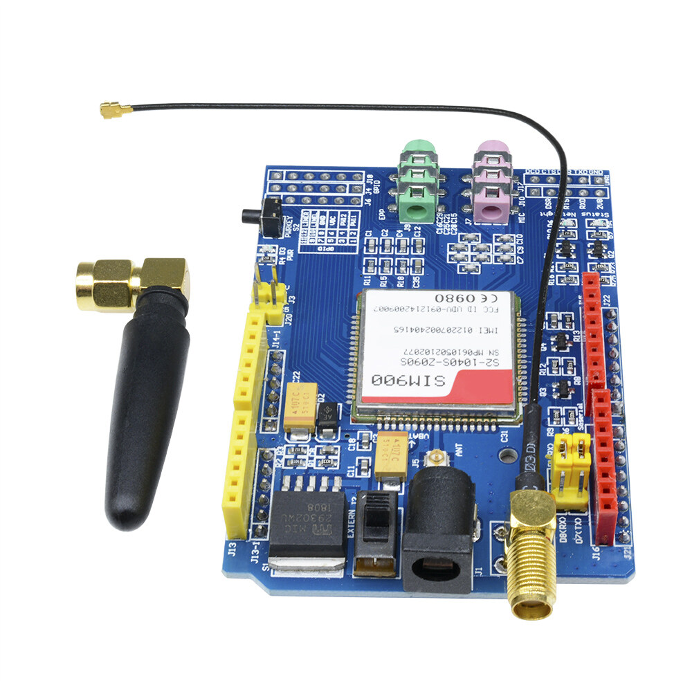 【DIYMORE】SIM900 GPRS/GSM Shield Development Board Quand-band Module Kit For Arduino