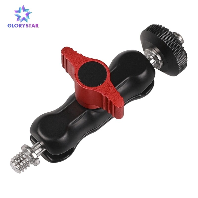 Đầu Kẹp Bóng Đa Năng GloryStar Kẹp Bóng Ic Arm Super Với 1 Ren 4inch-20 Cho Máy Ảnh Màn Hình Giàn Khoan