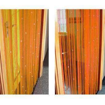 ลูกปัดคริสตัล String ประตูผ้าม่านหน้าต่างที่กั้นประดับด้วยลูกปัดลูกปัดคริสตัลสำหรับทำงานฝีมือหน้าแรก - ขนาด: 1 M X 2 M