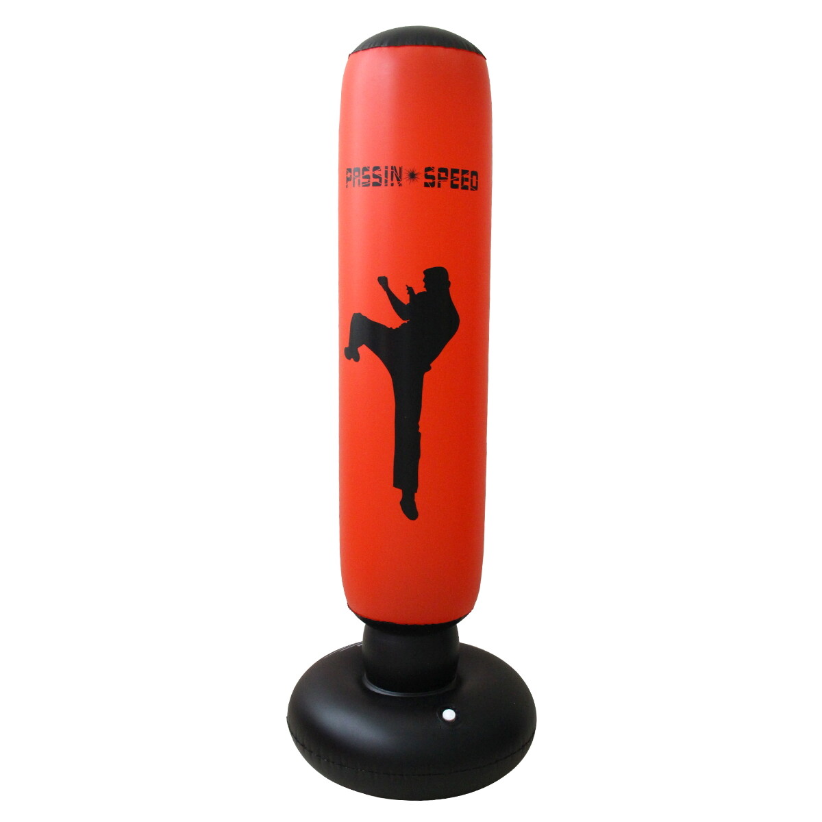 Inflatable Punching Bag for Kids Adjustable Boxing Bag Children Fitness Practice Training, Free Standing Boxing Bag for Bounce Back Kickboxing Cylindrical boxing