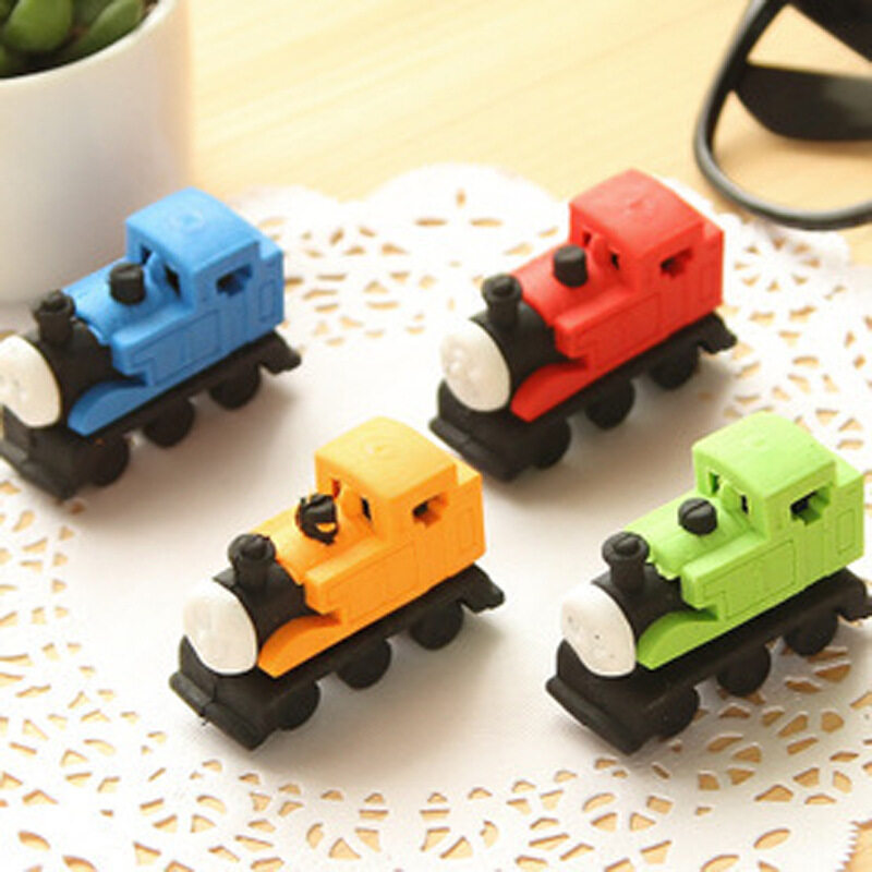 shape eraser Small train eraser Student stationery pemadam