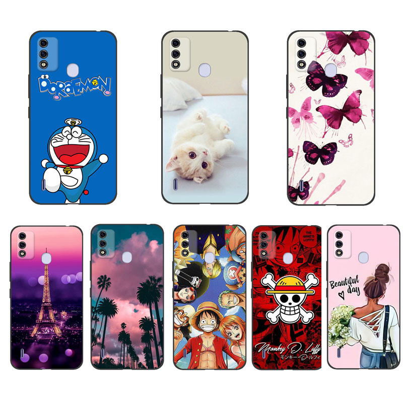 Itel A48 Phone Case Soft Cartoon Back Cover Itel A48 Casing