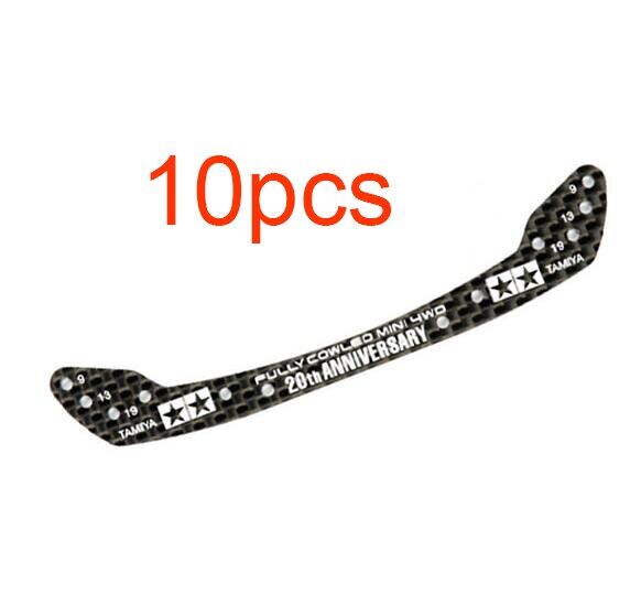 10pcs 95072/95124 1.5mm hg carbon front stay fully cowled spare parts for tamiya mini 4wd racing car 20th/25th anniversary