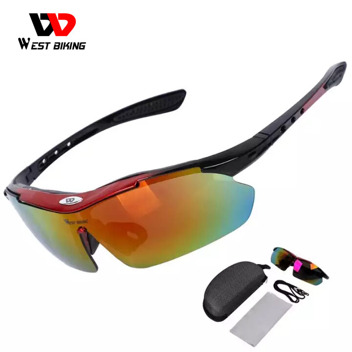 West Biking Cycling Glasses Cycling Eyewear Men Outdoor Goggle Glasses Sunglasses Windproof UV400 Gafas Ciclismo MTB Bike Bicycle Motorcycle Cycling Eyewear