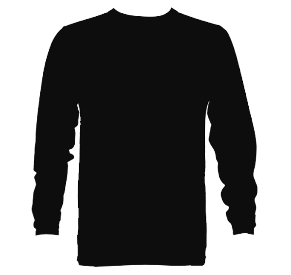 TSHIRT KOSONG (LONG SLEEVE) TC COTTON 185-190GSM PLAIN