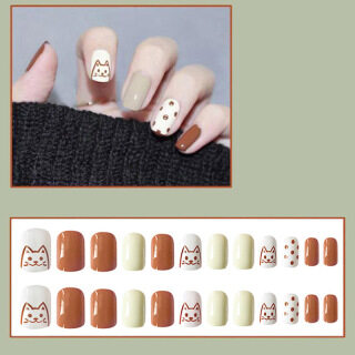 Miếng Dán Móng Tay Hình Trái Tim Cô Gái Trẻ Hoạt Hình Mùa Hè Hyuna