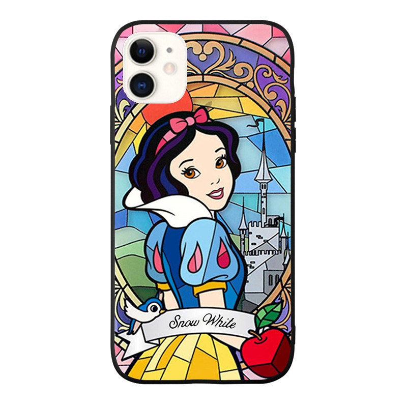Phone case for iphone 14 14pro 14plus 14promax 13 13pro 13promax 12 12pro 12promax 11 11pro 11promax xr xsmax 6 6s 6plus 6splus 7 7plus 8 8plus x xs se 2020 fashion cartoon snow white princess pattern matte soft case phone cover casing