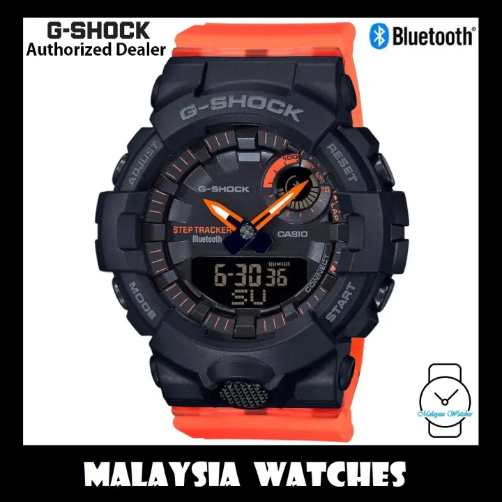 g shock orange and black