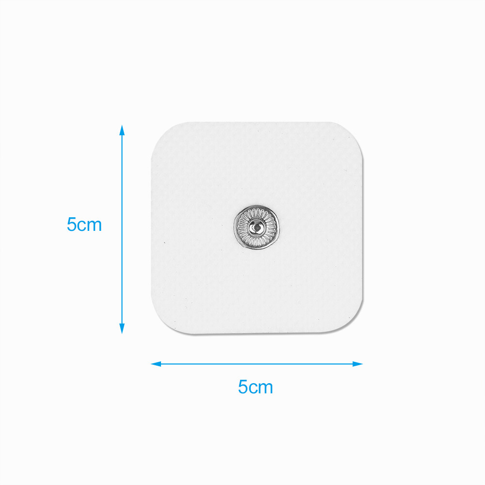 Cammuo 10Pcs Electrode Pads Electrode Patch 5x5cm For Tens Acupuncture Digital Therapy Machine Massager Muscle Slimming Massager