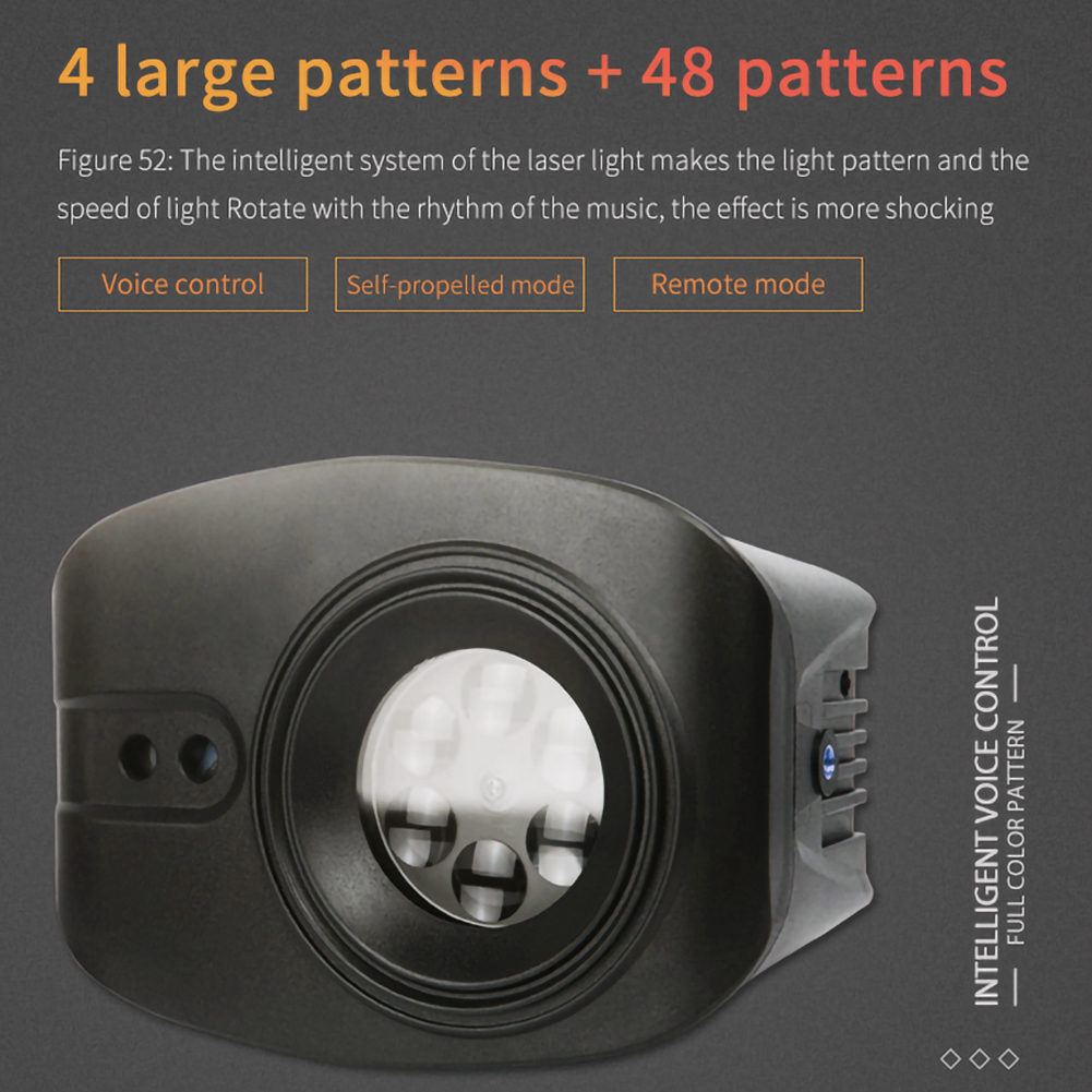 Five blessingsReady Stock52 Patterns LED Disco Party Light Laser ...