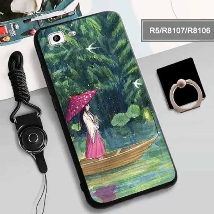 Casing Untuk Oppo R5 R8105 R8106 R8107 Perlindungan Penuh Kasus Telepon Silikon Tahan Guncangan Ponsel Case Penutup Casing Untuk Oppo R5 Oppo Ponsel Case Dengan Lanyard Cincin Berdiri Pemegang Lazada Indonesia