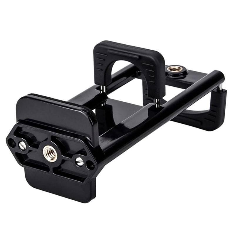 Universal 2In1 Tripod Mount Phone Tablet Holder Clip for iPhone Cellphones Notebook Adapter Clamp Stand