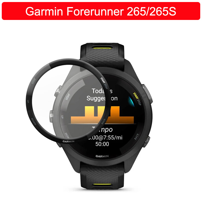 3D PMMA Screen Protector Full Coverage for Garmin Forerunner 265/ Forerunner 265s