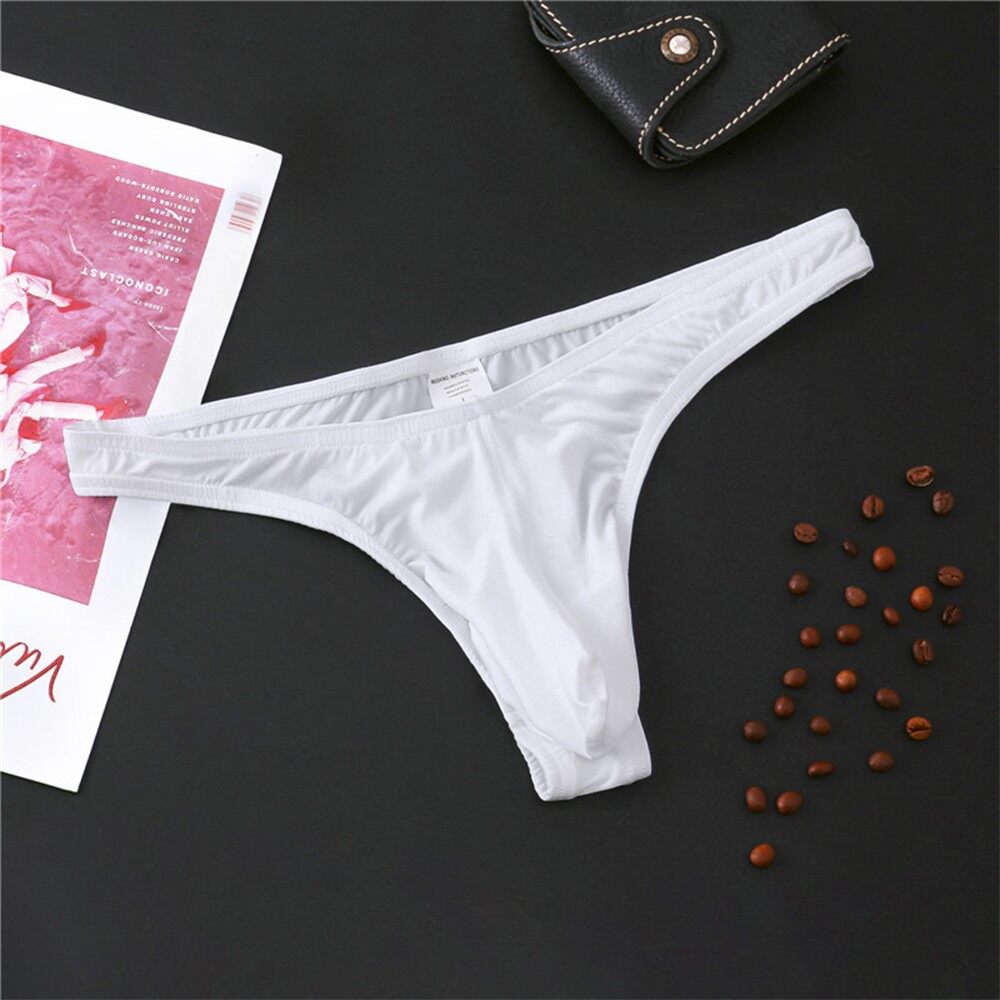 Translucent Men Briefs Breathable Underpants Bulge Pouch Underwear Convex