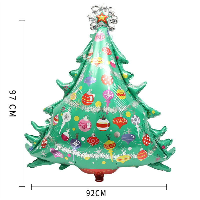 Christmas Foil Balloons Santa Claus Merry Christmas Santa Claus Snowman Decorations