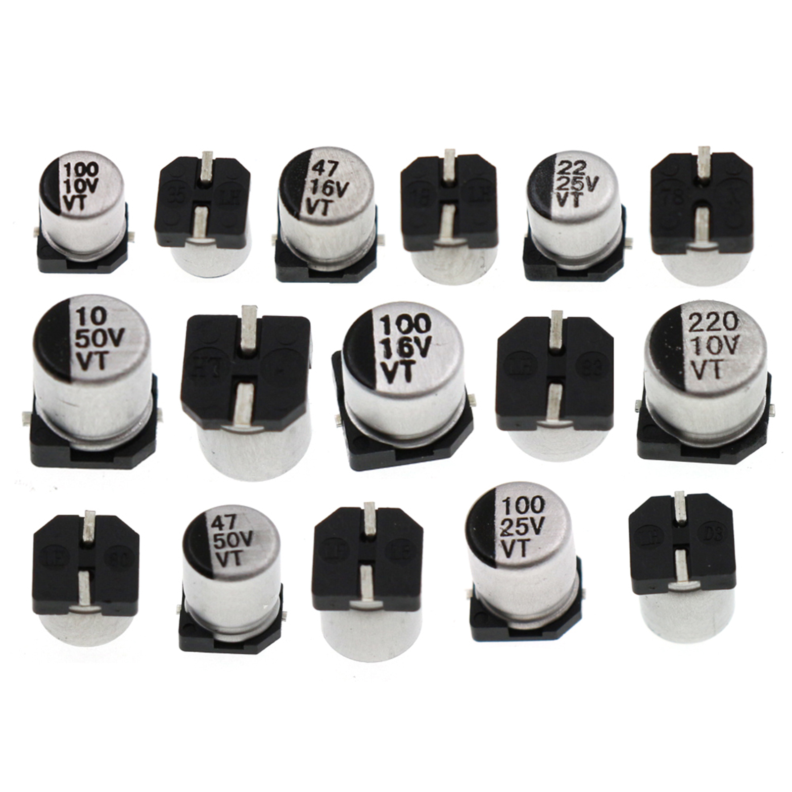 460Pcs 24 Value Aluminum Electrolytic Capacitor Assorted Kit - 1uF To 1500pF - Electronics DIY