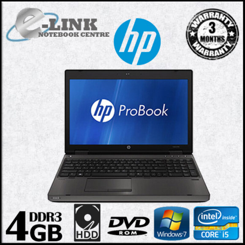 (Refurbished)HP PROBOOK 6570B 15.6INCH / CORE I5-3230M 2.6GHz / 4GB RAM / 250GB HDD / WINDOW 7 PRO Malaysia
