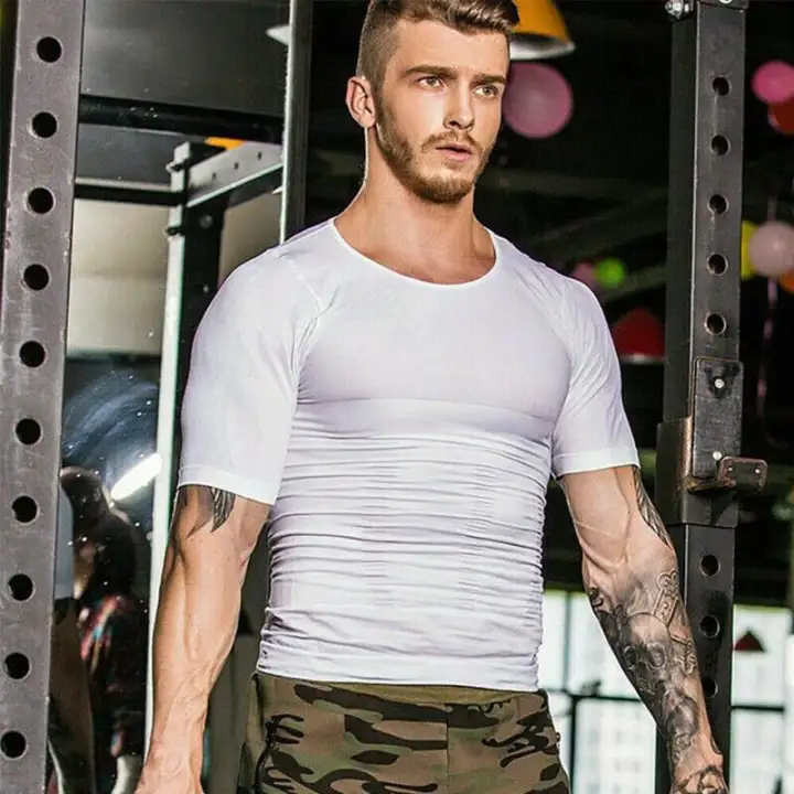 Men Slimming Body Shaper Waist Trainer Shaping Vest Belly