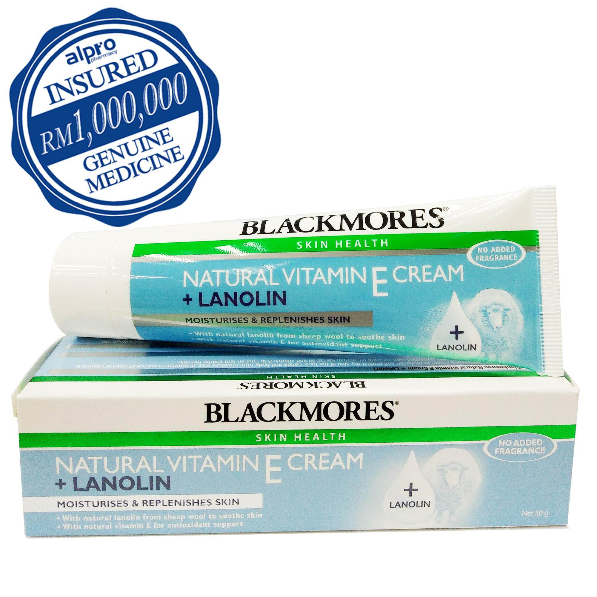 blackmores vitamin e cream lanolin
