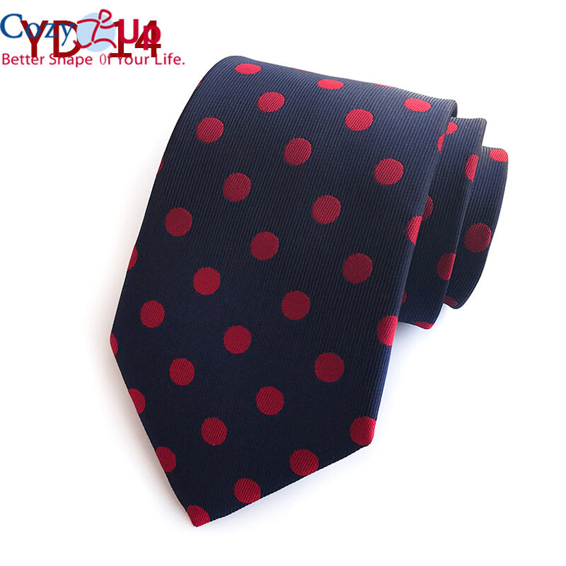 Cozy Up Men Tie Classic Business Party Wedding Solid Design Jacquard