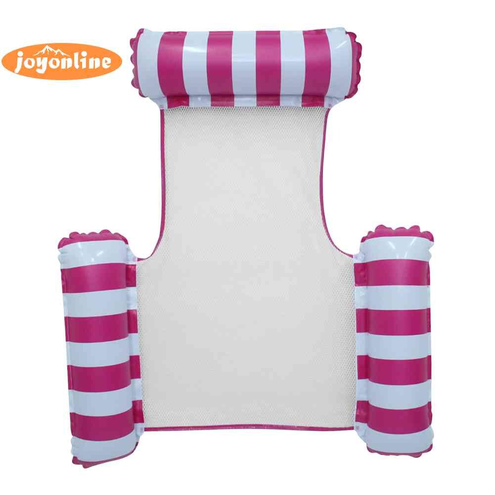 PVC Water Hammock Float Lounger Swimming Pool Inflatable Recliner Chair Bed Lazada