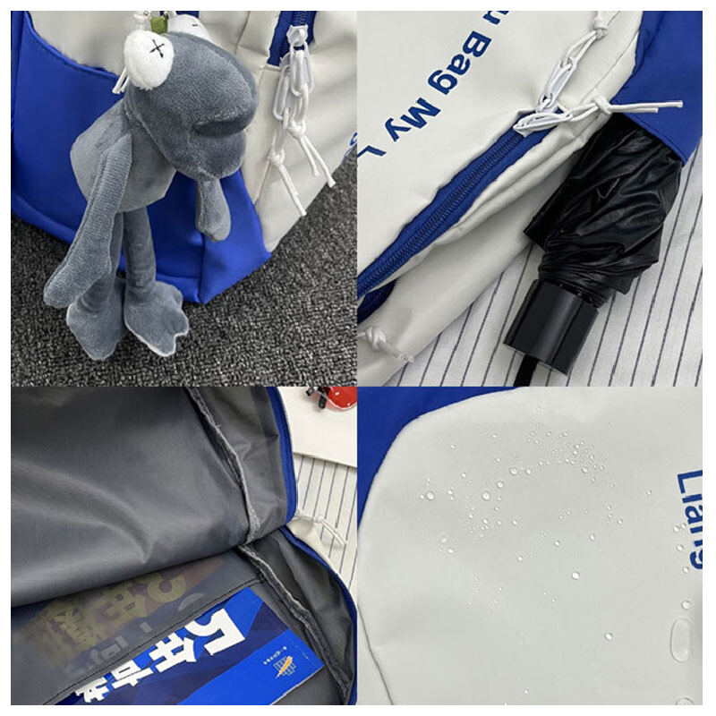 HS Student backpack fashion large capacity Korean version schoolbag letter printing nylon backpack