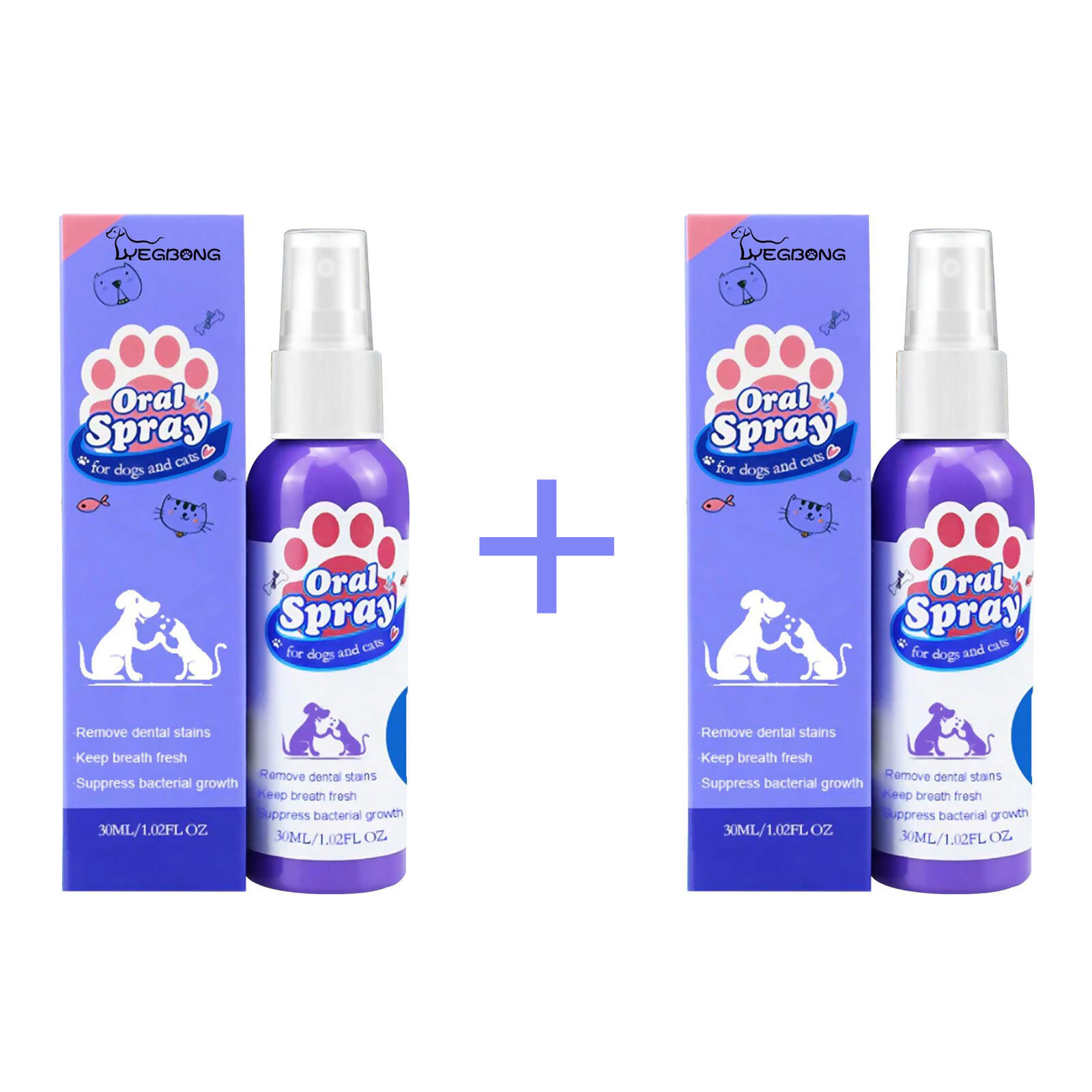 Yegbong Pet Spray Dog Oral Care Bad Breath Teeth Cleaning Breath Freshener Plaque Remover Pet Deodorant Pet Care Supply Dog Breath Freshener Spray Pet Oral Dental Spray For Dogs And Cats Mouth Wash Teeth Clean Spray Remove Pet Bad Breath