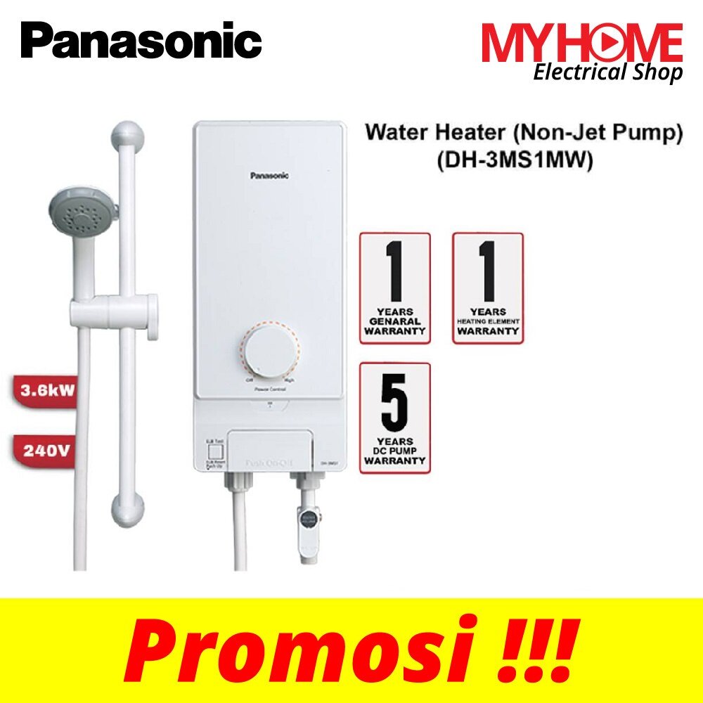 PANASONIC DH-3MS1MW Water Heater (Non-Jet Pump) | Lazada