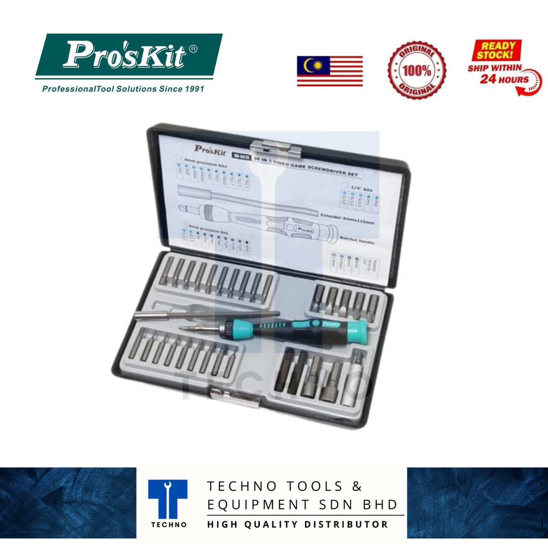 ProsKit SD9313 30 in 1 Video Game Screwdriver Set Lazada
