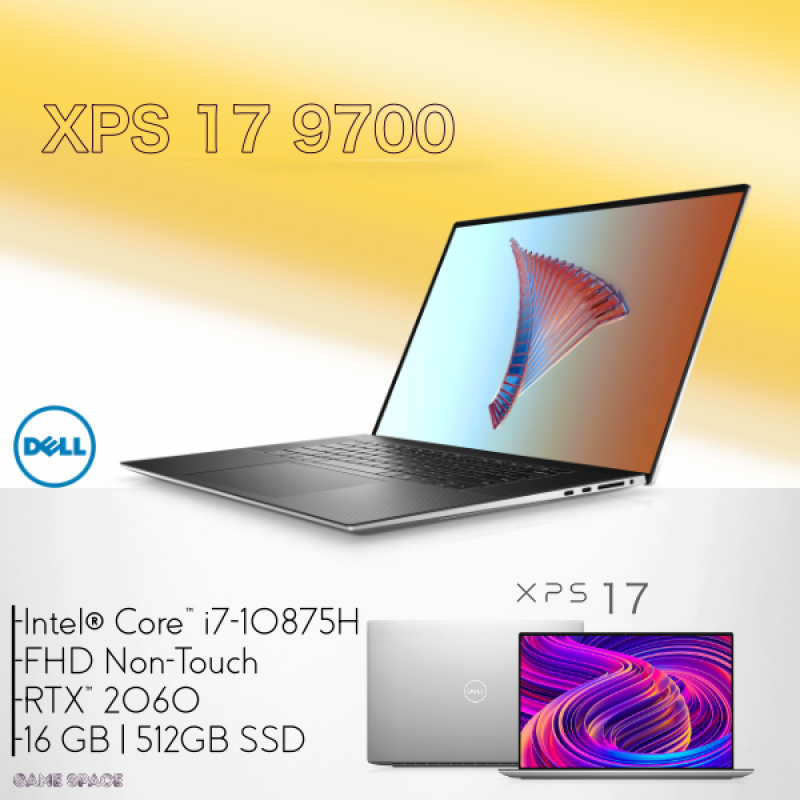 Dell XPS 17 (9700) 17-inch Laptop (Silver) New Malaysia