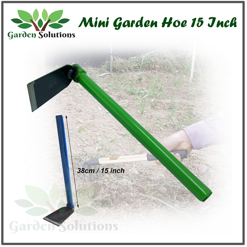 MINI GARDEN HOE WITH IRON HANDLE MINI HOE METAL HOE CANGKUL BESI KECIL