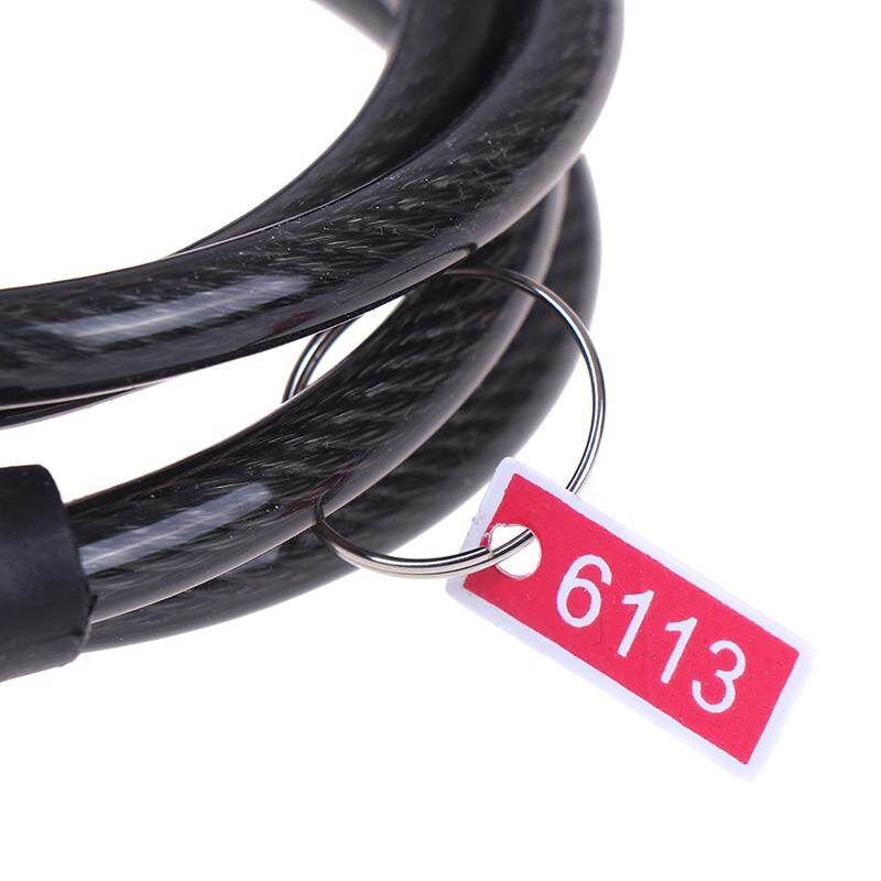 Cycling security 4 digit combination password bike bicycle cable chain lock