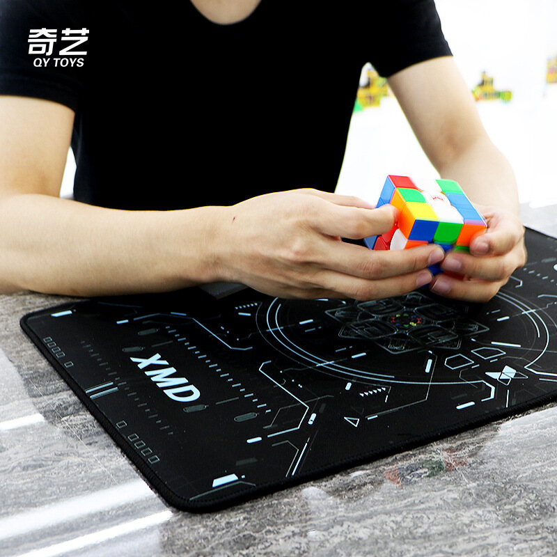 (Siêu quạt) Qiyi khối rubik tốc độ hẹn giờ thi đấu Thảm tập giáo dục trẻ em chơi đồ chơi một khối lập phương thần kỳ Mat nhiều phong cách
