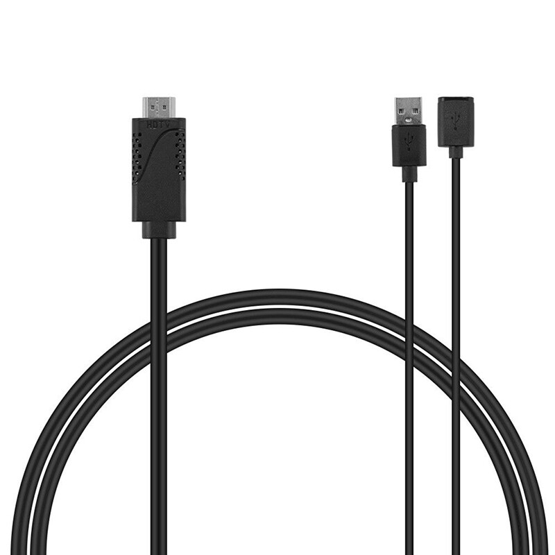 UNI 2 in 1 USB Female to HDMI Male HDTV Adapter Cable For IOS 8.0