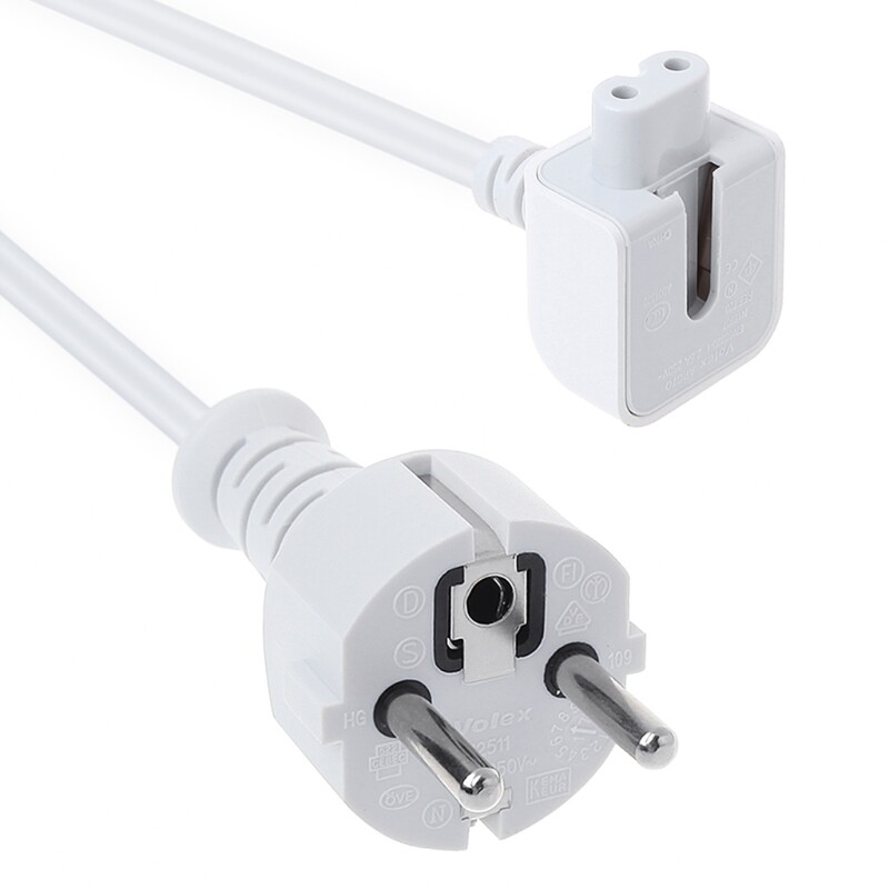 Cáp Nối Dài Bộ Chuyển Đổi Nguồn AC Cắm Chuẩn EU Đối Với Macbook Pro 11 12 13.3 15