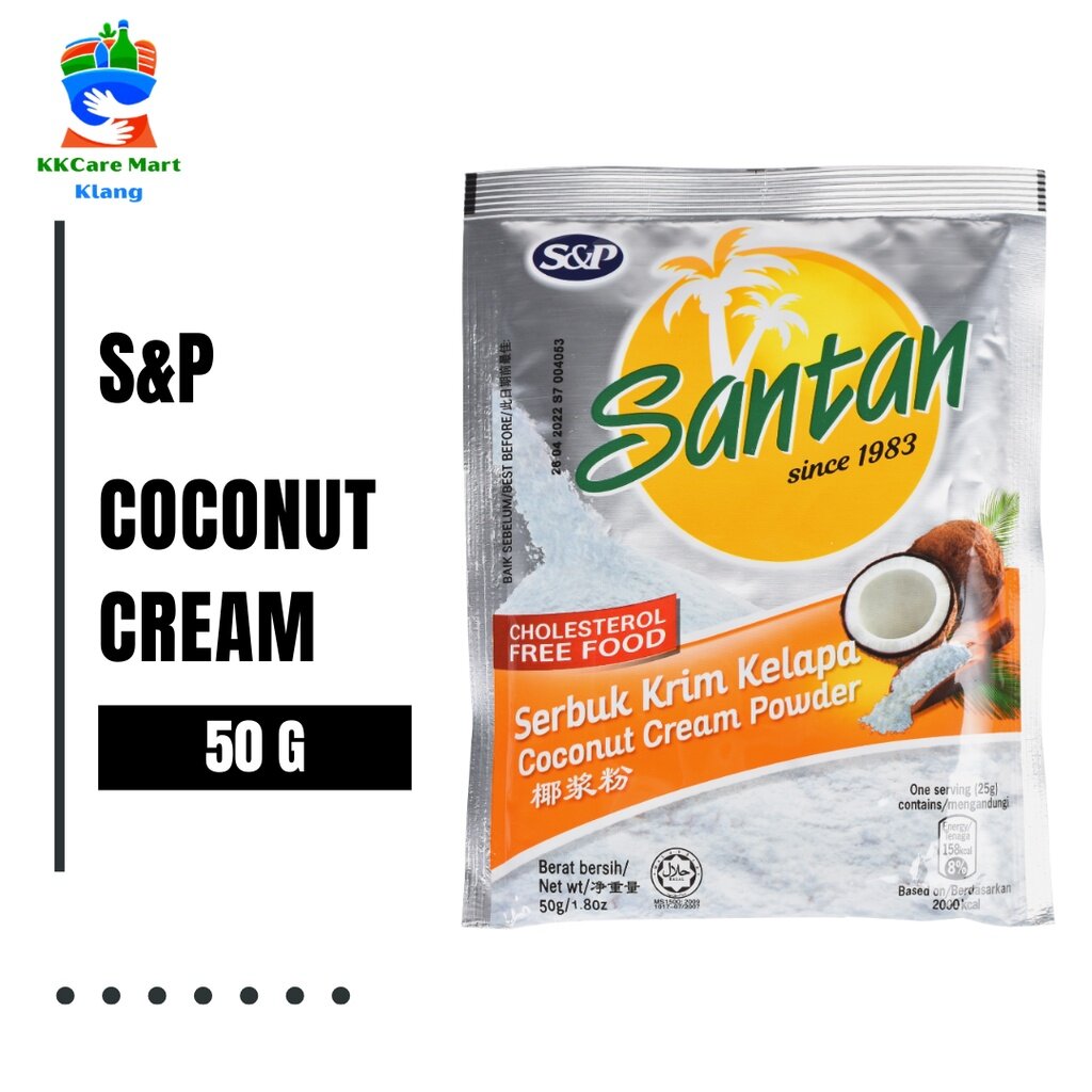 Sandp Santan Coconut Cream Powder 50g 椰奶椰奶粉 Lazada 6511