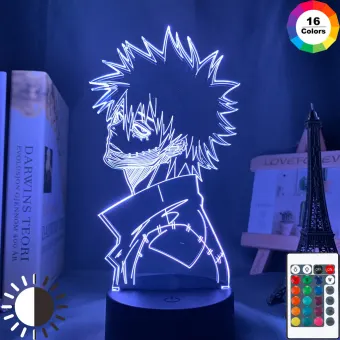 My Hero Academia Dabi Led Anime Lamp 3d Nightlights Boku No Hero Academia 3d Visual Night Light Table Lamp Lazada Ph