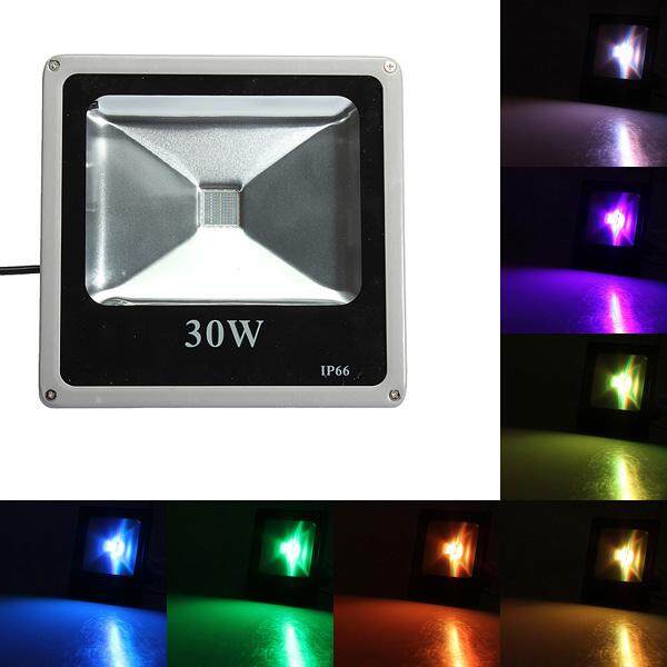 【Free Vận Chuyển + Đèn Flash Deal】 30 W RGB Nhiều Màu Sắc Vườn Ngoài Trời Chống Nước LED Siêu Sáng chống nước Phong Cảnh Đèn