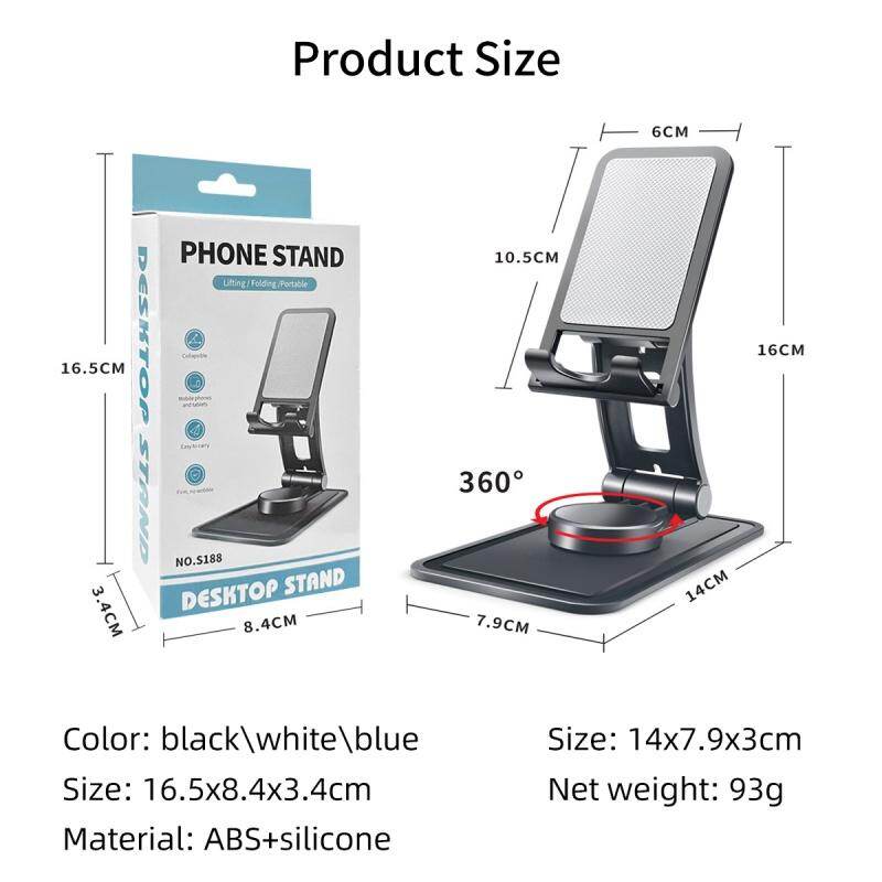 VAORLO Giá Đỡ Xoay 360 ° Giá Đỡ Đa Năng Ổ Lưu Trữ Di Động Có Thể Điều Chỉnh Góc Độ Máy Tính Bảng Máy Tính Kê Điện Thoại Có Thể Gập Lại Mở Rộng Máy Tính Để Bàn Đa Chức Năng