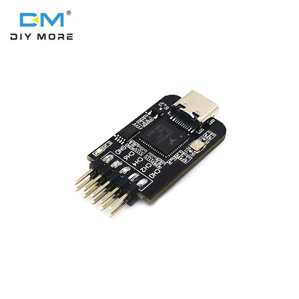 diymore Máy Phân Tích Logic Mini Công Cụ Gỡ Lỗi MCU ARM FPGA Giao Diện Type-C Bảng Phát Triển 8 Kênh Lấy Mẫu 24M/Đốt/Mô Phỏng/Lập Trình Viên