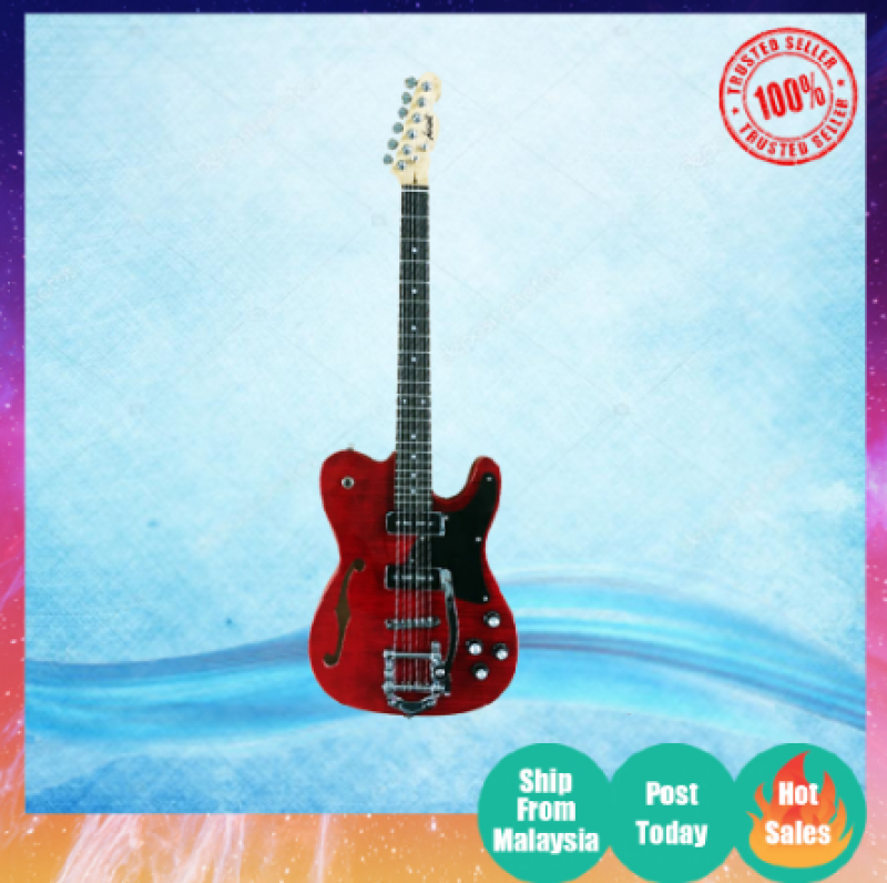 Semi Telecaster Bigsby Design Electric Guitar / Lead Guitar for beginner advance intermediate Malaysia