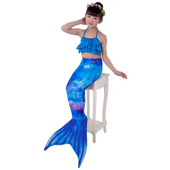 Mermaid swimming costume child Clearance